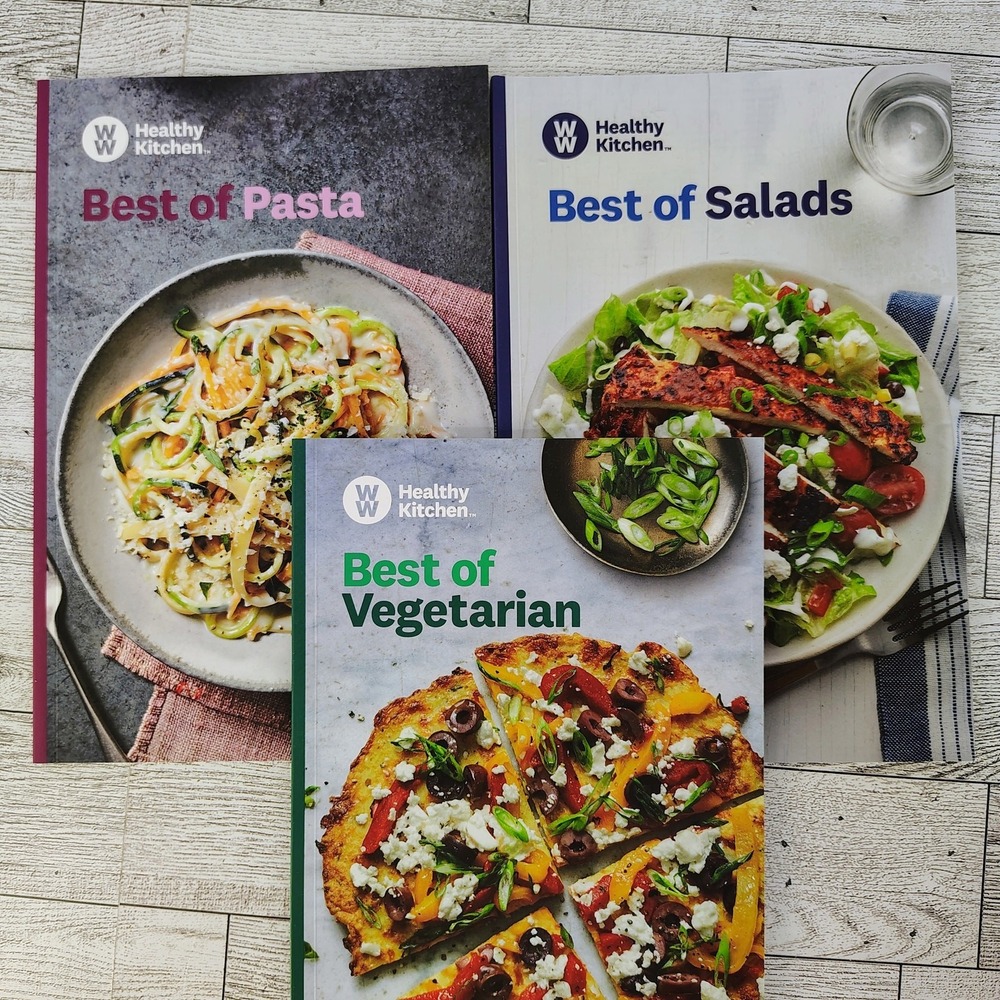 Healthy Kitchen Cookbook Lot • Pasta Vegetarian Salads • Retrofoodie Cottagecore